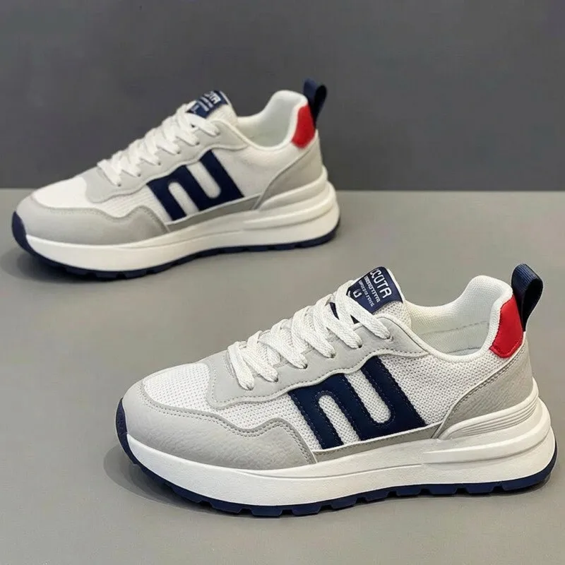 Men's Summer Breathable Mesh Running Shoes Versatile Casual Fashion Sneakers Thick Bottom Heightening Dad Shoes Anti-slip
Men's Summer Breathable Mesh Running Shoes Versatile Casual Fashion Sneakers Thick Bottom Heightening Dad Shoes Anti-slip
