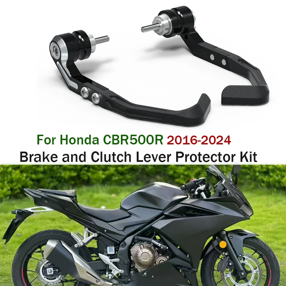 For Honda CBR500R cbr500r CBR 500R 2016-2024 Motorcycle Handle Protector Professional race brake and clutch lever protector
For Honda CBR500R cbr500r CBR 500R 2016-2024 Motorcycle Handle Protector Professional race brake and clutch lever protector
