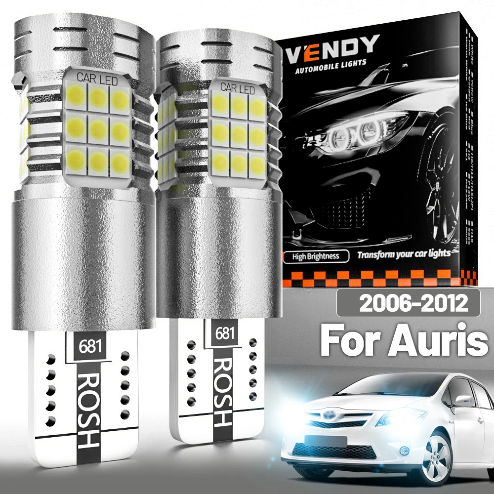 2 шт. светодиодный парковочный фонарь для Toyota Auris 2006-2012, габаритная лампа 2007 2008 2009 2010 2011, аксессуары Canbus
2 шт. светодиодный парковочный фонарь для Toyota Auris 2006-2012, габаритная лампа 2007 2008 2009 2010 2011, аксессуары Canbus