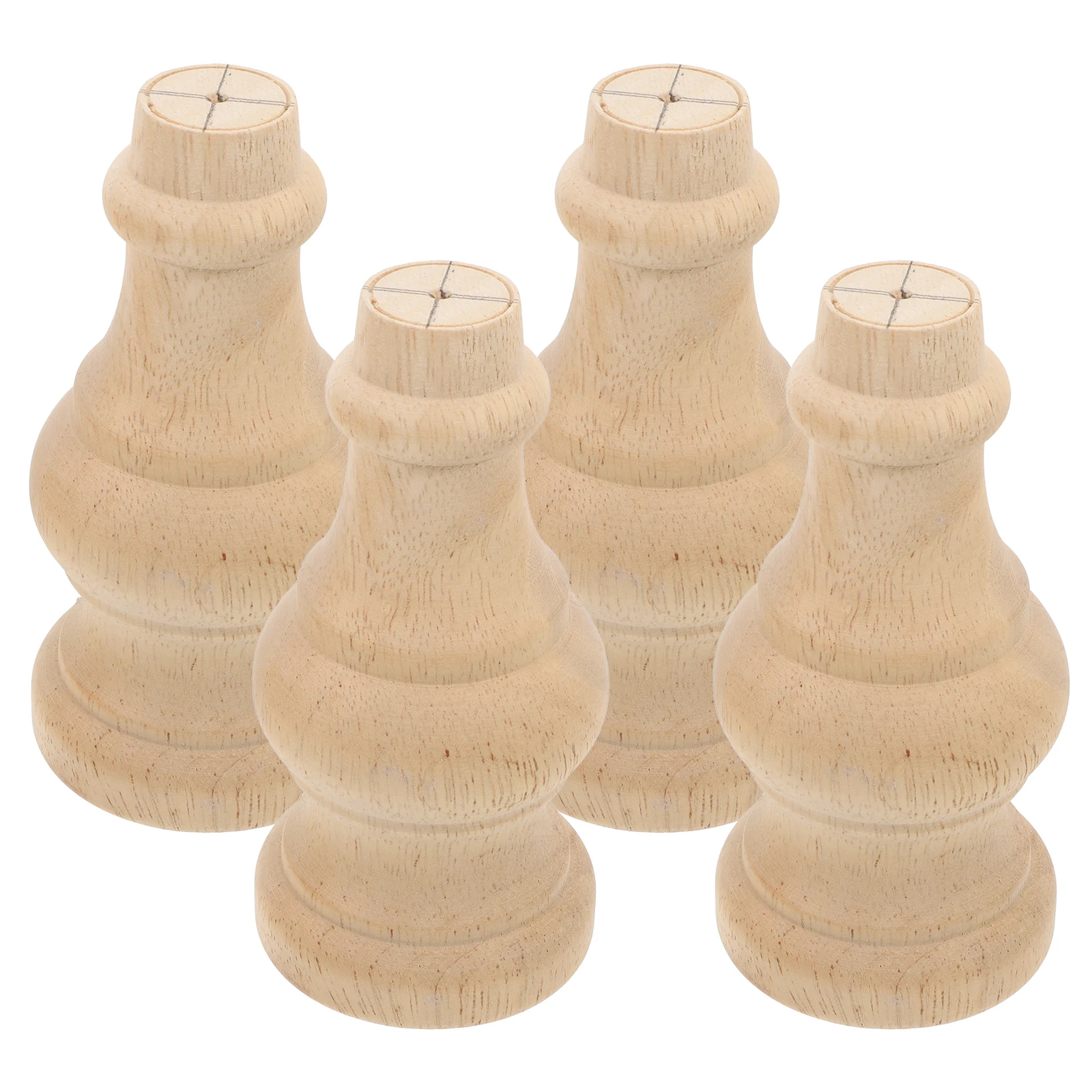 4 Pcs Solid Wood Cabinet Feet Round Ball Column Furniture Legs for Couch Table Khaki Chair Replacement Decor
4 Pcs Solid Wood Cabinet Feet Round Ball Column Furniture Legs for Couch Table Khaki Chair Replacement Decor