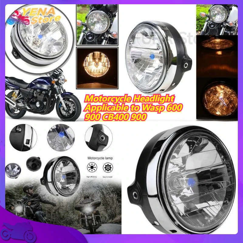 Motorcycle Headlight Applicable to Wasp 600 900 CB400 900 Conversion Headlight Assembly Crystal Headlight
Motorcycle Headlight Applicable to Wasp 600 900 CB400 900 Conversion Headlight Assembly Crystal Headlight