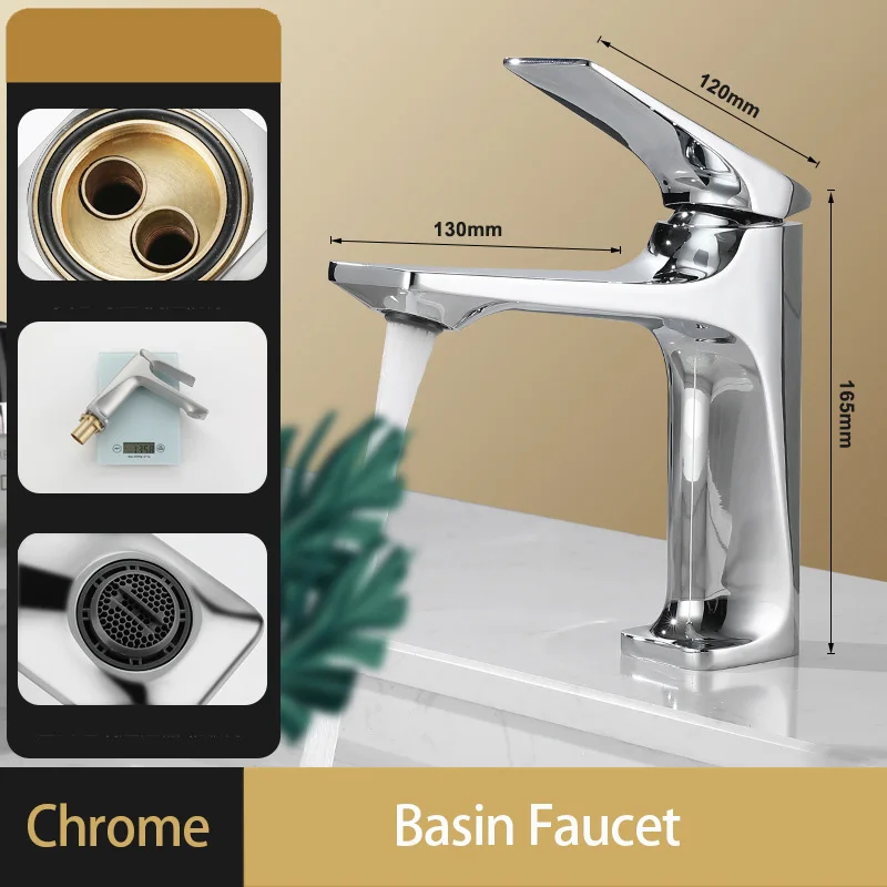Brass Household Bathroom Faucet Anti-Splash Hot Cold Water Wash Basin Mixer Tap Deck Mounted Single Hole Lavatory Vanity Faucet
Brass Household Bathroom Faucet Anti-Splash Hot Cold Water Wash Basin Mixer Tap Deck Mounted Single Hole Lavatory Vanity Faucet