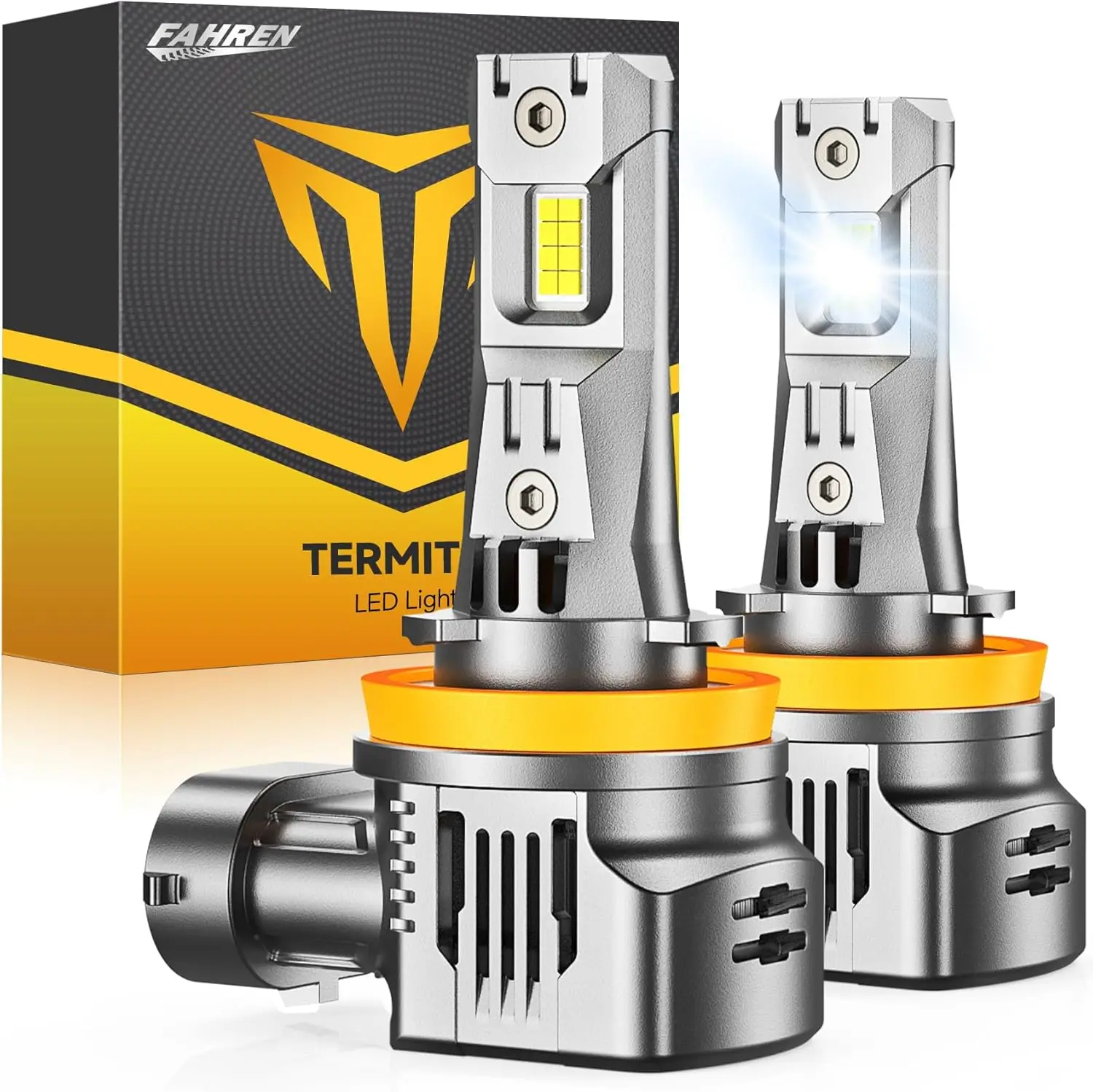 FAHREN 2 шт. светодиодные лампы H11, 90000LM H11/H8/H9, яркие с 16 чипами CSP 250 Вт, 6500 К, холодная белая противотуманная лампа HID
FAHREN 2 шт. светодиодные лампы H11, 90000LM H11/H8/H9, яркие с 16 чипами CSP 250 Вт, 6500 К, холодная белая противотуманная лампа HID