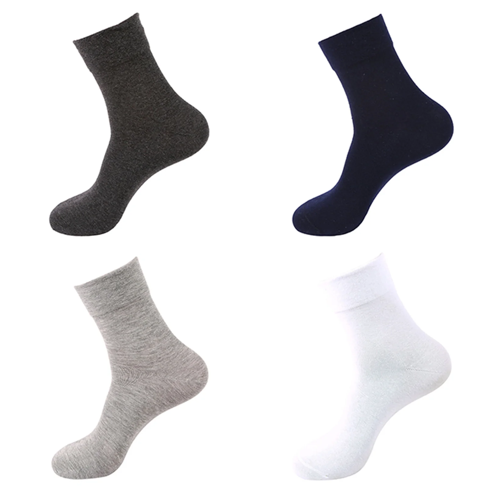 Men's Breathable Cotton Socks High Elasticity Comfortable Socks White/Gray/Dark Blue/Dark Gray 4 Colors
Men's Breathable Cotton Socks High Elasticity Comfortable Socks White/Gray/Dark Blue/Dark Gray 4 Colors