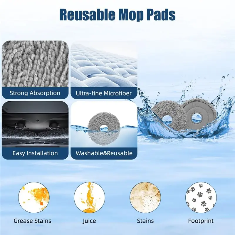 AC23-аксессуары для робота-пылесоса для Roborock Qrevo Pro/Qrevo Maxv/Qrevo S-швабра Hepa-фильтр и замена основной боковой щетки Ki
AC23-аксессуары для робота-пылесоса для Roborock Qrevo Pro/Qrevo Maxv/Qrevo S-швабра Hepa-фильтр и замена основной боковой щетки Ki