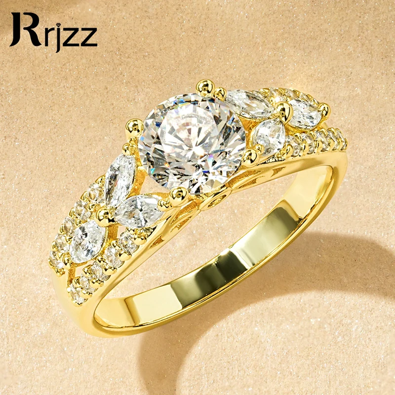 Rrjzz 1CT Brilliant Round Cut D-Color Moissanite Diamond Engagement Ring Promise Wedding Rings for Women Romantic Jewelry Gifts
Rrjzz 1CT Brilliant Round Cut D-Color Moissanite Diamond Engagement Ring Promise Wedding Rings for Women Romantic Jewelry Gifts