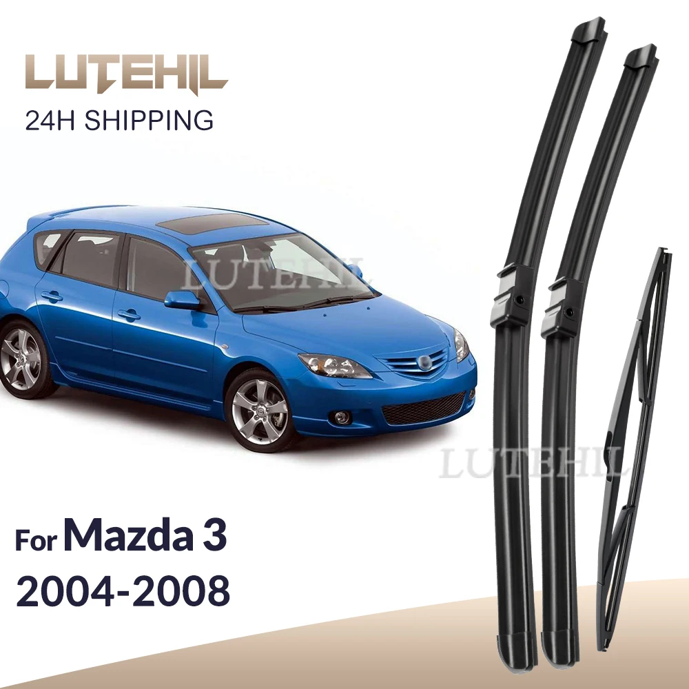 Wiper Front & Rear Wiper Blades Set For Mazda 3 BK 2004 2005 2006 2007 2008 Windshield Windscreen Front Rear Window 21"+19"+14"
Wiper Front & Rear Wiper Blades Set For Mazda 3 BK 2004 2005 2006 2007 2008 Windshield Windscreen Front Rear Window 21"+19"+14"