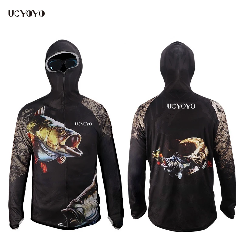 UCYOYO Anti-UV UPF 50+ Breathable Hiking Outdoor Sports Jersey Hooded Fishing Wear New Men's Sun-Protection Fishing Clothes
UCYOYO Anti-UV UPF 50+ Breathable Hiking Outdoor Sports Jersey Hooded Fishing Wear New Men's Sun-Protection Fishing Clothes