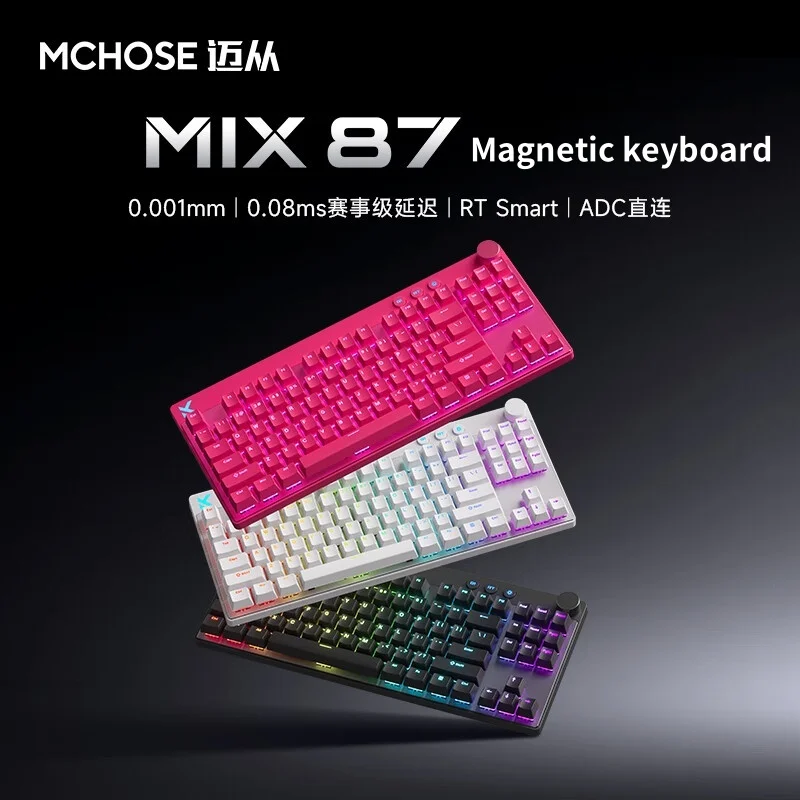 MCHOSE Mix 87, проводная механическая клавиатураRT, киберспортивная игровая настраиваемая полуалюминиевая многофункциональная ручка с магнитной осью и горячей заменой
MCHOSE Mix 87, проводная механическая клавиатураRT, киберспортивная игровая настраиваемая полуалюминиевая многофункциональная ручка с магнитной осью и горячей заменой