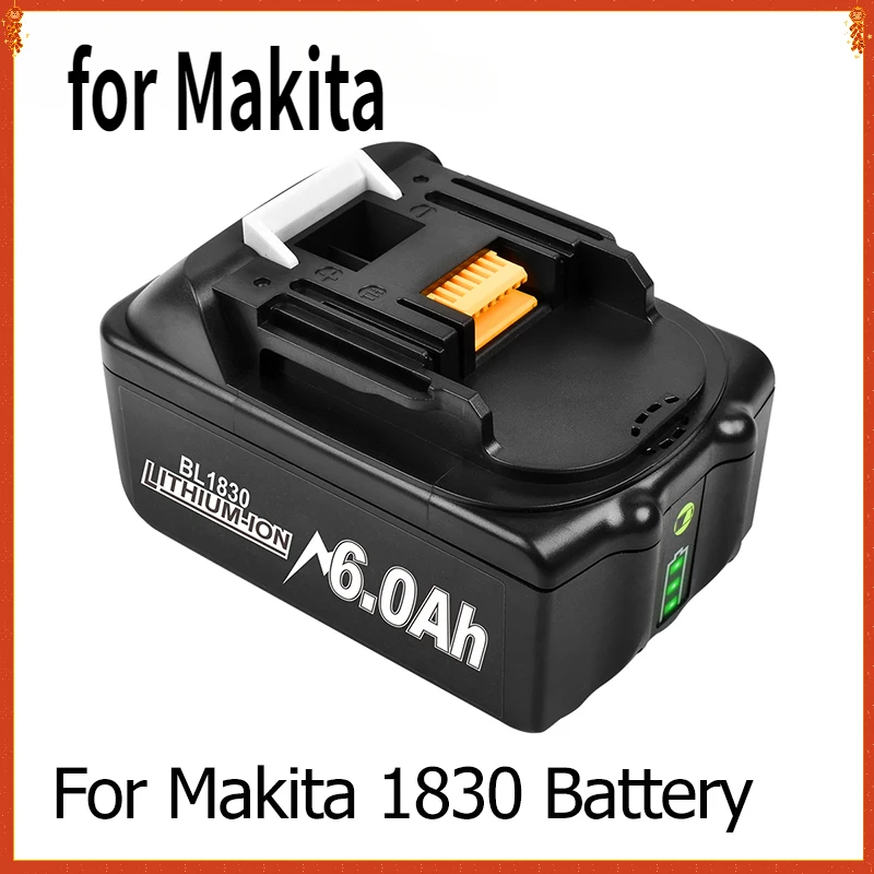 Battery for Makita Battery 18v 6Ah BL1830 BL1850 RechargeableTool Battery With LED Charger BL1860B 18650 Li-Ion Replacement
Battery for Makita Battery 18v 6Ah BL1830 BL1850 RechargeableTool Battery With LED Charger BL1860B 18650 Li-Ion Replacement