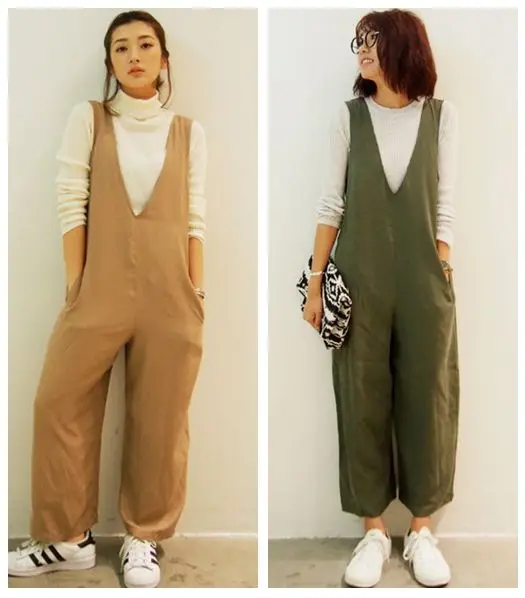 Свободный комбинезон с широкими штанинами, художественный дизайн, в японском стиле, повседневные брюки длиной до щиколотки, с бретельками
Свободный комбинезон с широкими штанинами, художественный дизайн, в японском стиле, повседневные брюки длиной до щиколотки, с бретельками