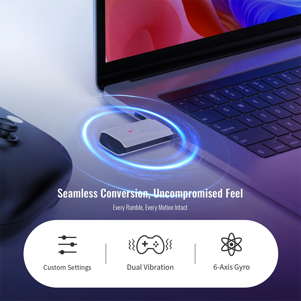 Wireless Controller Adapter P5 Wireless Adapter Game Controller USB Adapter for Switch Pro Controller/Xbox One S/X Controller
Wireless Controller Adapter P5 Wireless Adapter Game Controller USB Adapter for Switch Pro Controller/Xbox One S/X Controller