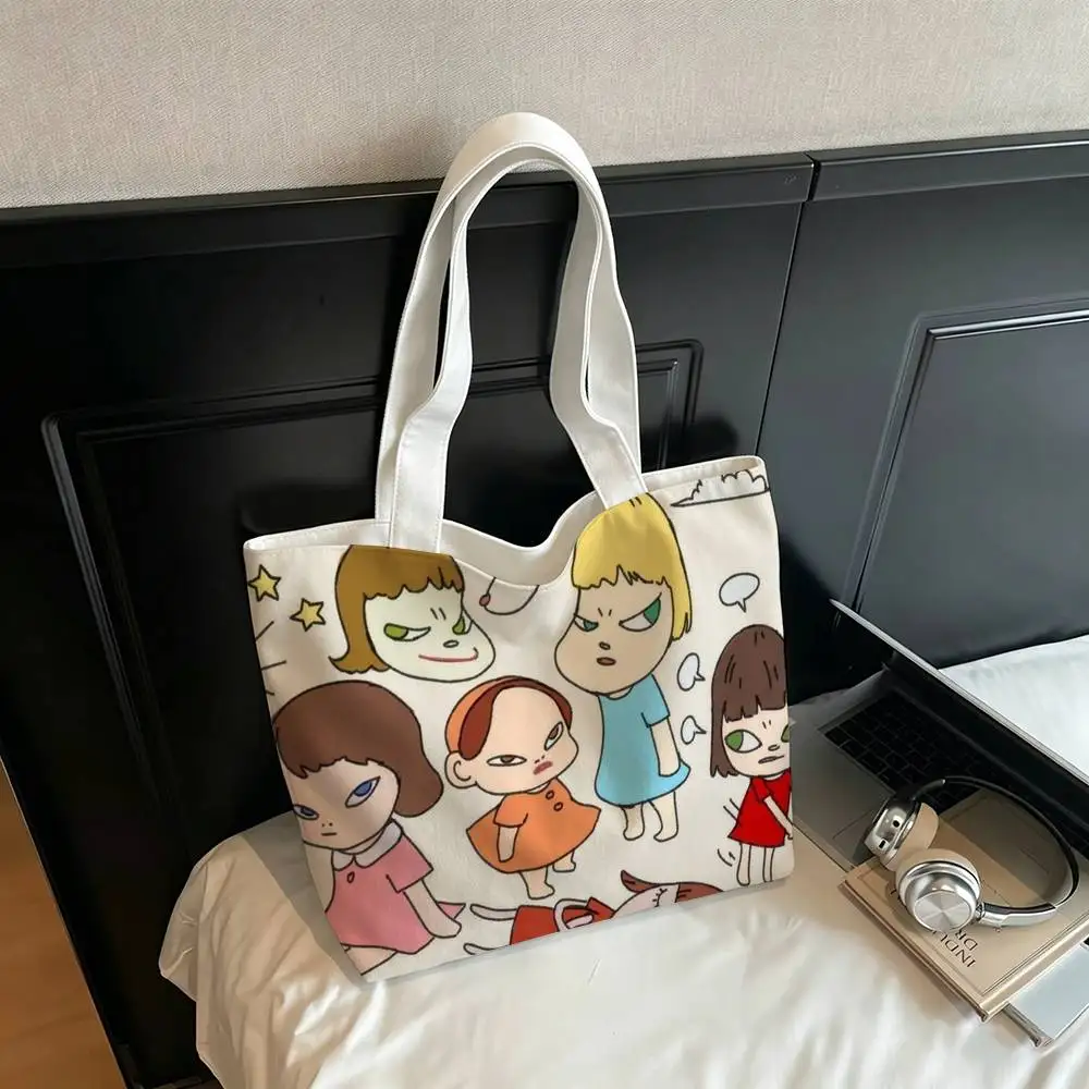 Cute Y-Yoshitomo Nara Printed Canvas Tote Bag Shoulder Bag Commuter Mommy Shopping Bag
Cute Y-Yoshitomo Nara Printed Canvas Tote Bag Shoulder Bag Commuter Mommy Shopping Bag