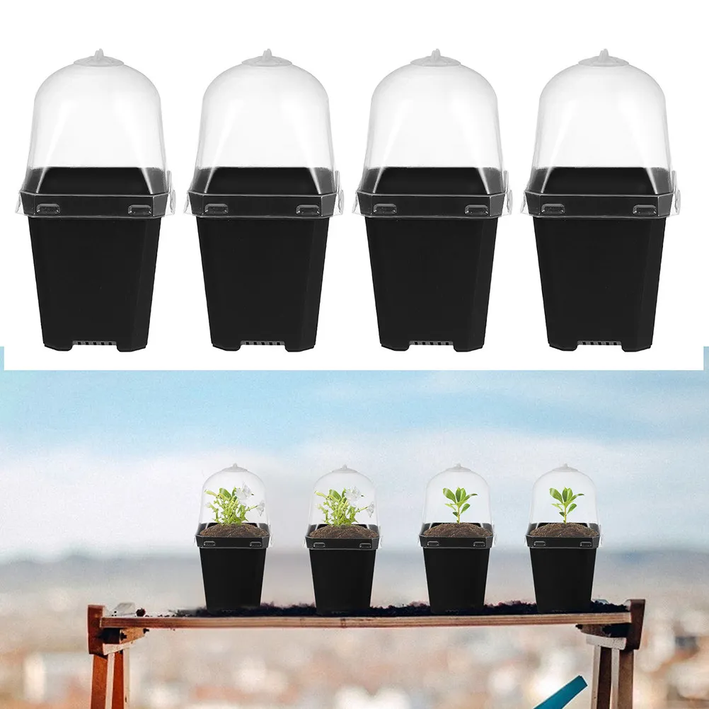 12Sets Square Plastic Nursery Pots with Humidity Dome Strong Breathable Plant Starting Pots Lightweight Reusable Germination
12Sets Square Plastic Nursery Pots with Humidity Dome Strong Breathable Plant Starting Pots Lightweight Reusable Germination