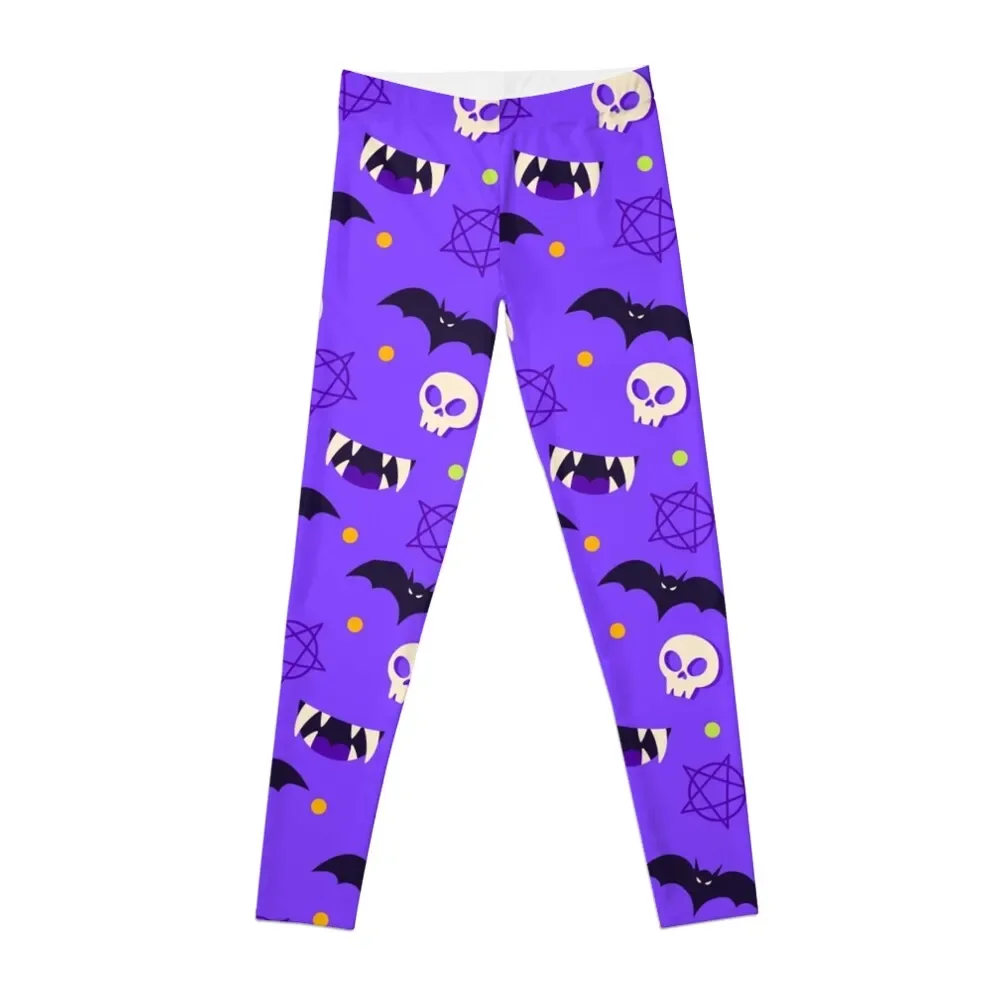 Halloween Creepy Skull Bats Witchy Stars Pattern Leggings Jogger pants gym's sportswear Womens Leggings
Halloween Creepy Skull Bats Witchy Stars Pattern Leggings Jogger pants gym's sportswear Womens Leggings