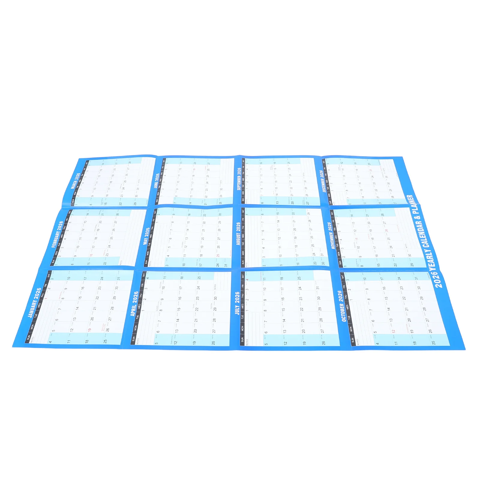 10 шт. настенный календарь на 2026 год, годовой планировщик, двухсторонний подвесной календарь на 12 месяцев для домашнего офиса, школы, толстая бумажная стена
10 шт. настенный календарь на 2026 год, годовой планировщик, двухсторонний подвесной календарь на 12 месяцев для домашнего офиса, школы, толстая бумажная стена