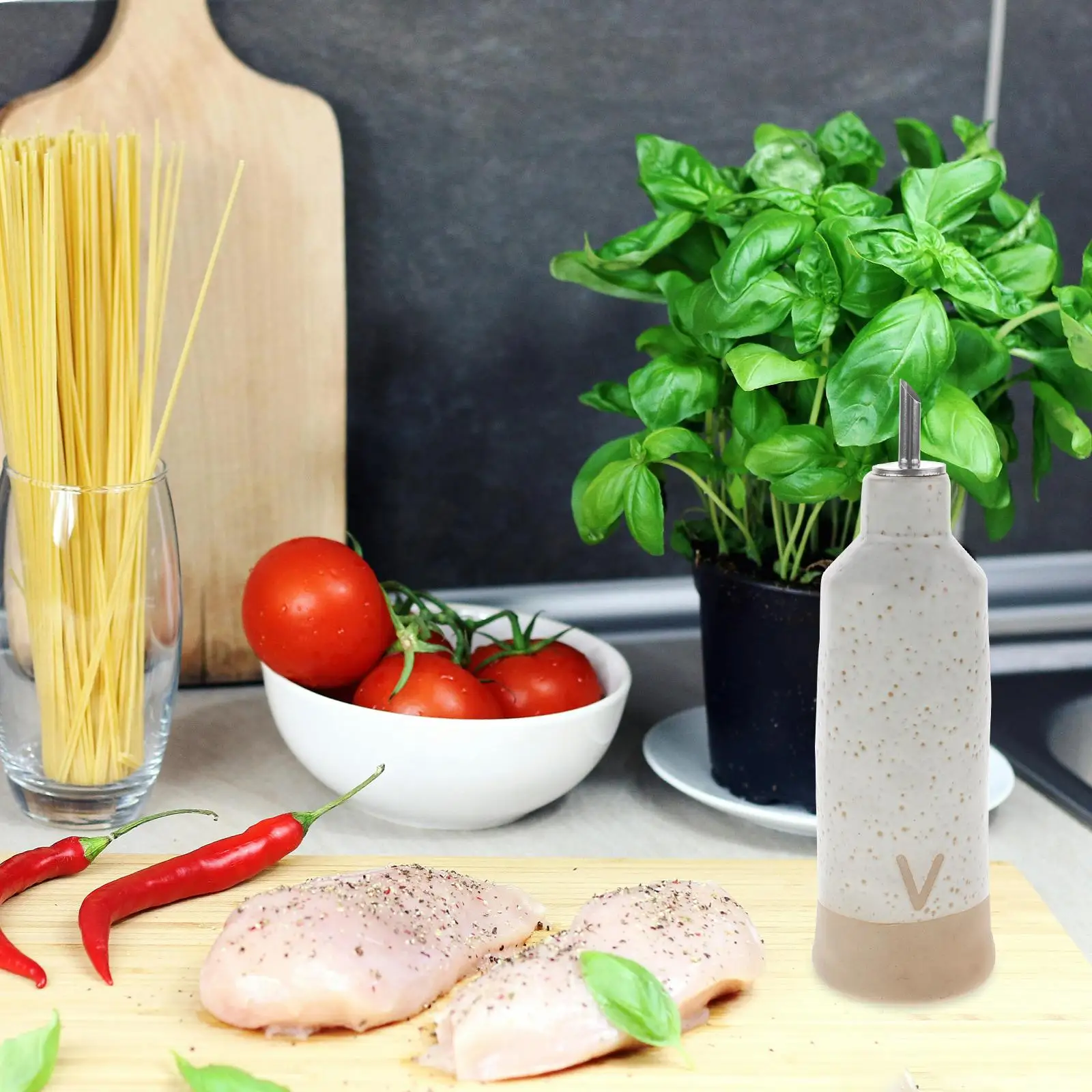 Ceramic Oil Dispenser Bottle Vinegar Holder 500ml Kitchen Condiment Storage Olive Liquid Pour Mouth Reusable Sauce Pot
Ceramic Oil Dispenser Bottle Vinegar Holder 500ml Kitchen Condiment Storage Olive Liquid Pour Mouth Reusable Sauce Pot
