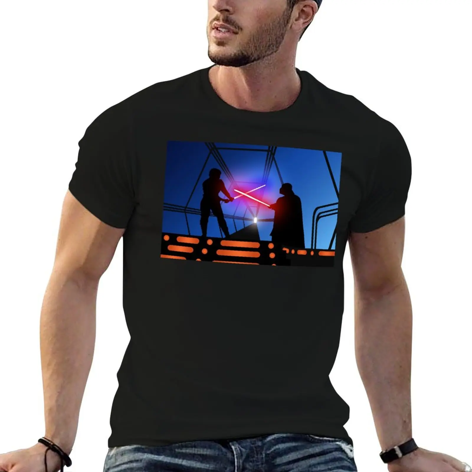 Luke vs Vader on Bespin T-Shirt funny t shirts cotton man t shirts graphic t shirt for man T-shirt
Luke vs Vader on Bespin T-Shirt funny t shirts cotton man t shirts graphic t shirt for man T-shirt