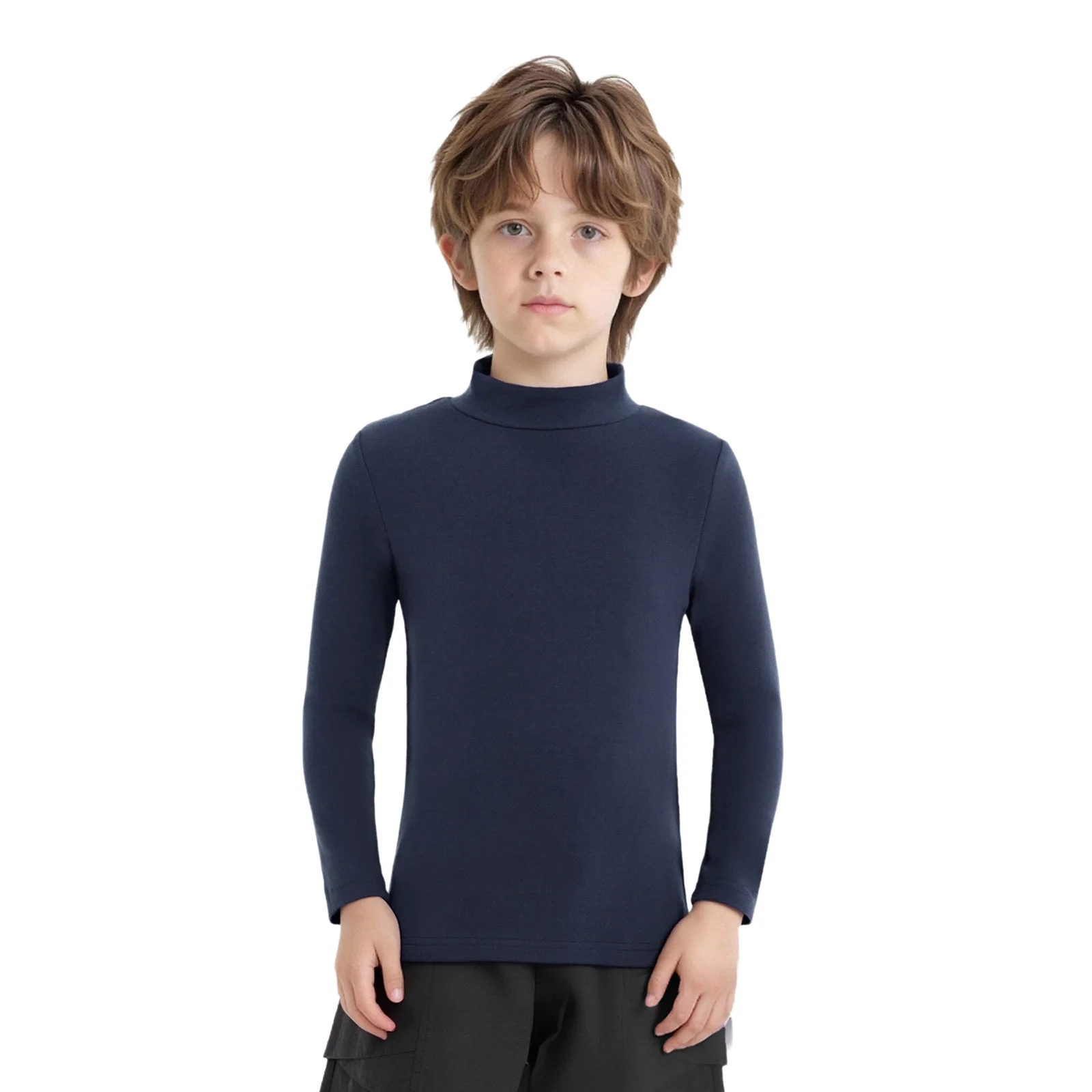Kids Girls Boys Thermal Tops Bottoming Shirt Soft Cotton Underwear Mock Neck Long Sleeve Solid Color Pullover Top Casual Costume
Kids Girls Boys Thermal Tops Bottoming Shirt Soft Cotton Underwear Mock Neck Long Sleeve Solid Color Pullover Top Casual Costume