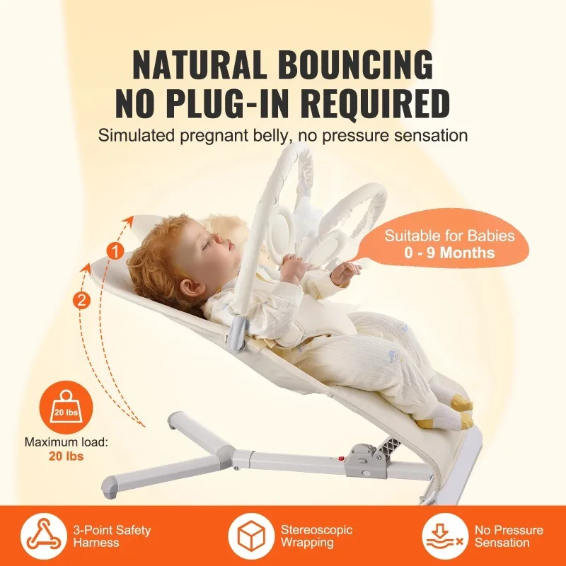 【From China】 Baby Bouncer Folding Bouncer Seat for Babies 0-9 Months Portable Infant Rocker with Carrying Bag for Indoors Outdo
【From China】 Baby Bouncer Folding Bouncer Seat for Babies 0-9 Months Portable Infant Rocker with Carrying Bag for Indoors Outdo