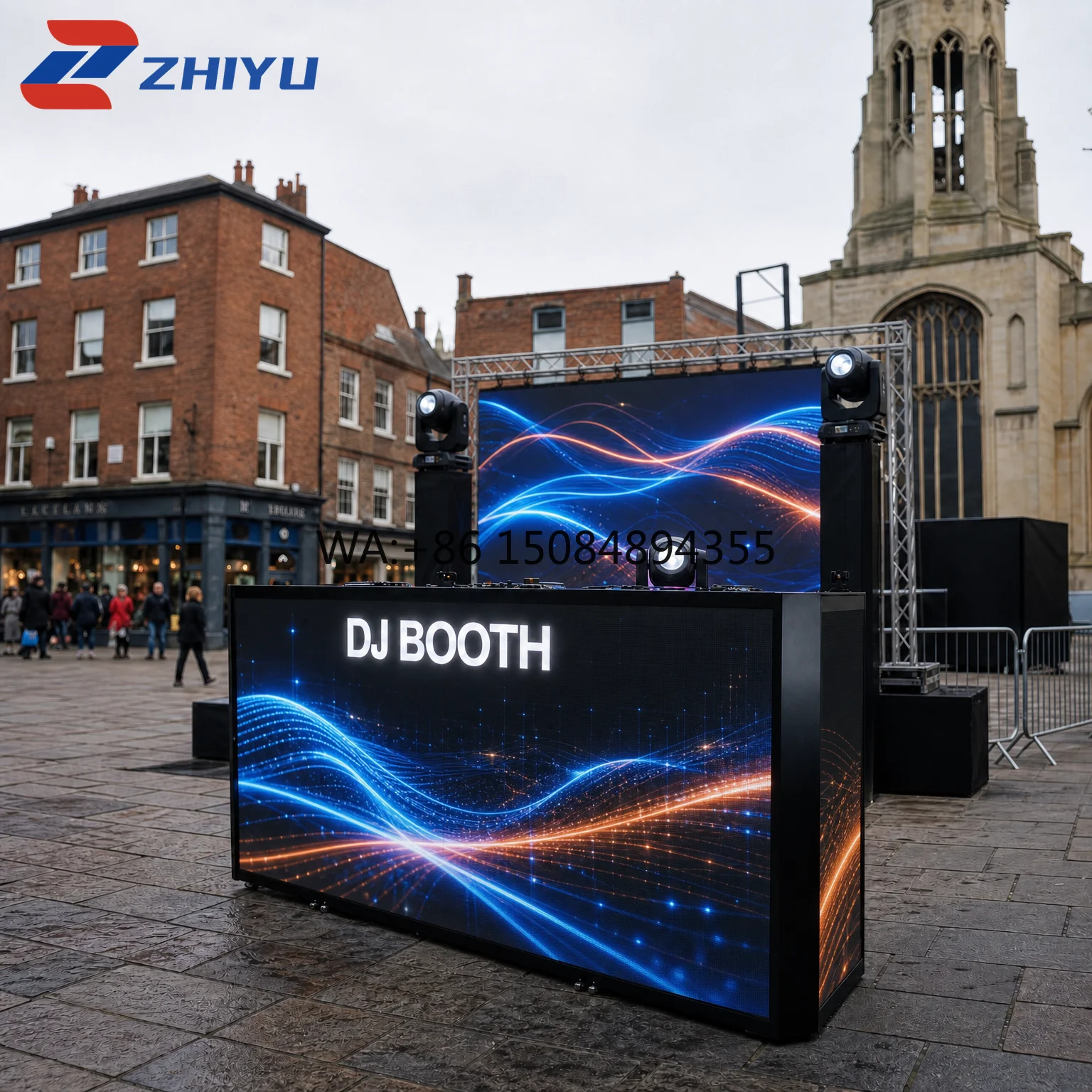 Foldable Professional Mobile DJ Booth Zhiyu LED Display IP65 Waterproof 5-Year Warranty 5000cd Brightness 10000:1 Contrast for
Foldable Professional Mobile DJ Booth Zhiyu LED Display IP65 Waterproof 5-Year Warranty 5000cd Brightness 10000:1 Contrast for