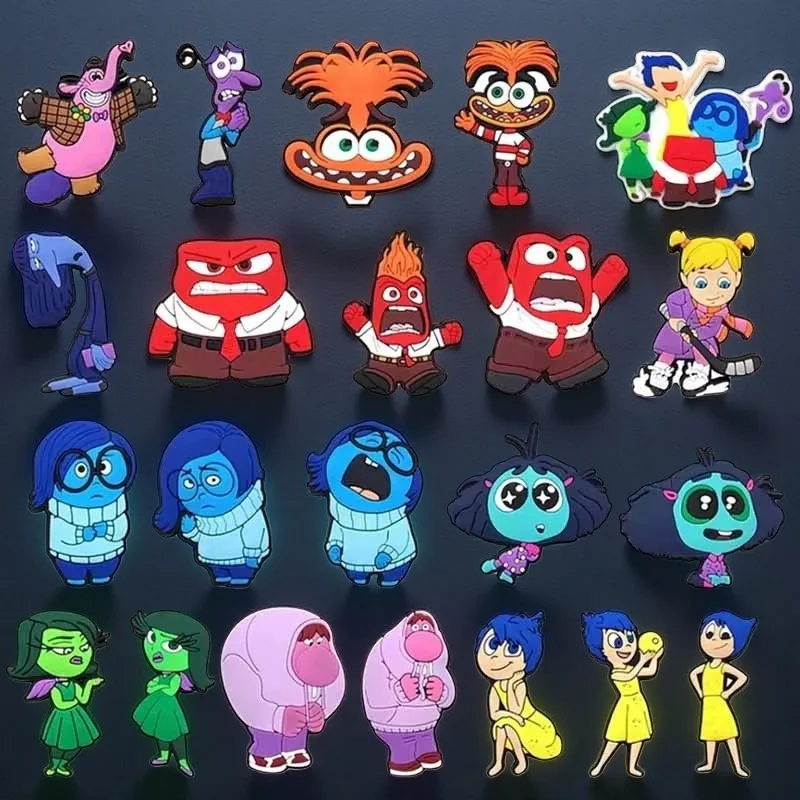 22pcs Disney Inside Out Shoe Charms for Clog Accessories Sandals Shoe Decorations DIY Clogs Sandal Wristband Party Gifts
22pcs Disney Inside Out Shoe Charms for Clog Accessories Sandals Shoe Decorations DIY Clogs Sandal Wristband Party Gifts