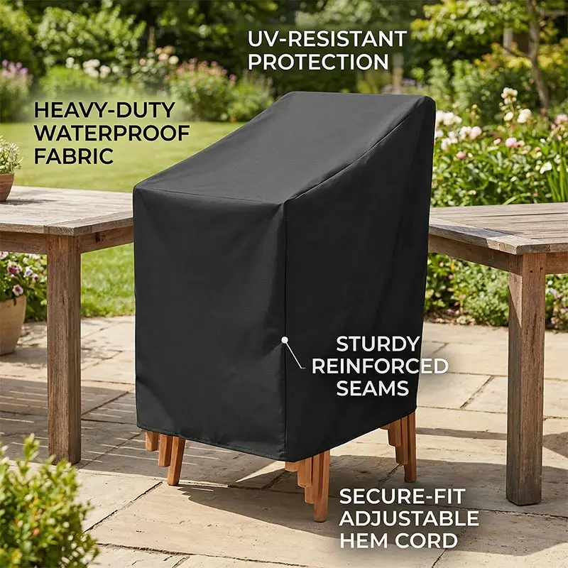 1/2Pack 210D Outdoor Stackable Chair Cover Rainproof,Dust,Sunscreen Chair Cover Indoor Outdoor Table and Chair Protective Cover
1/2Pack 210D Outdoor Stackable Chair Cover Rainproof,Dust,Sunscreen Chair Cover Indoor Outdoor Table and Chair Protective Cover