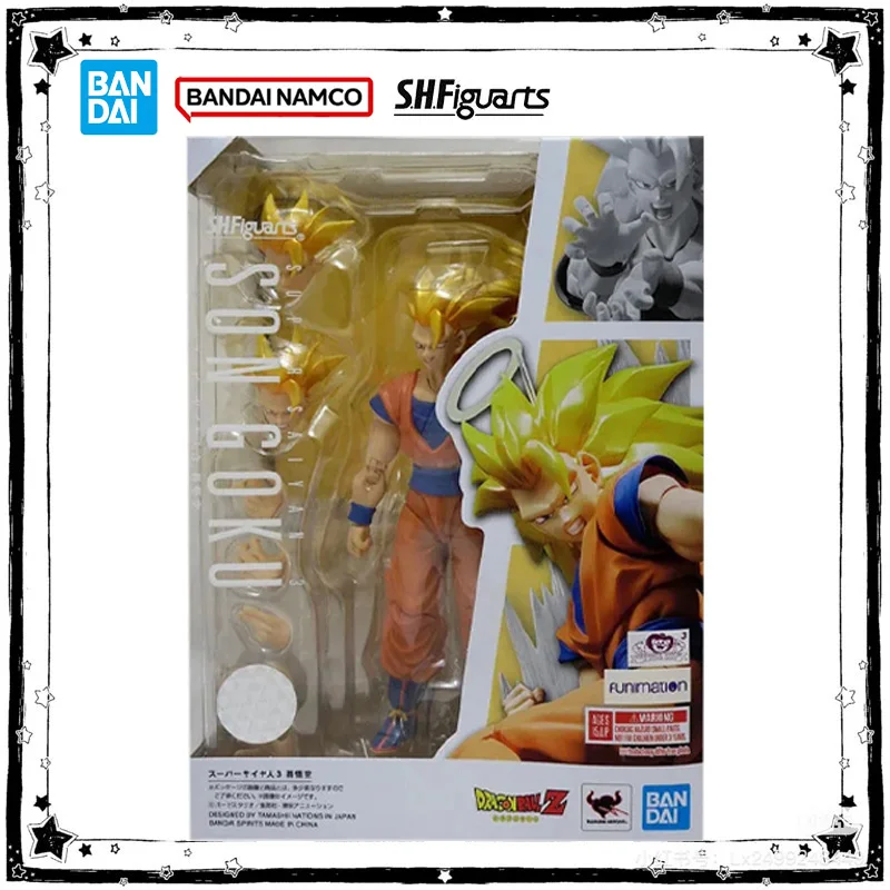 Bandai Genuine Dragon Ball SHF Son Goku Saiyan 3 Action Figure High Poseability Collectibles Anime Figures Model Toys Boys Gifts
Bandai Genuine Dragon Ball SHF Son Goku Saiyan 3 Action Figure High Poseability Collectibles Anime Figures Model Toys Boys Gifts