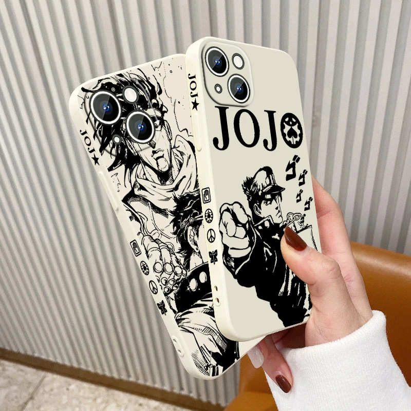 Anime JoJo's Bizarre Adventure Apple iPhone Phone Case For 14 13 12 11 Pro Max Plus XS XR X 8 7 SE 2 3 Liquid Left Rope Cover
Anime JoJo's Bizarre Adventure Apple iPhone Phone Case For 14 13 12 11 Pro Max Plus XS XR X 8 7 SE 2 3 Liquid Left Rope Cover