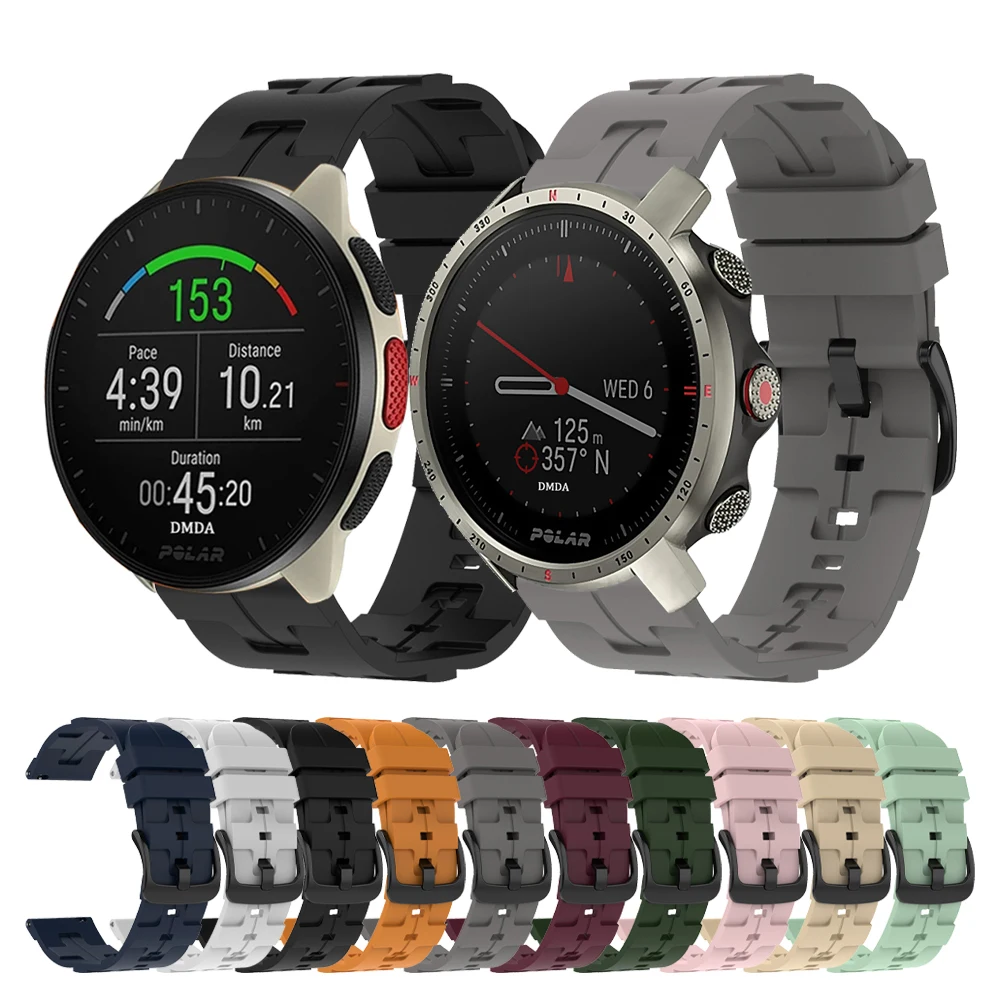Outdoor Silicone Bracelet For POLAR Band Grit X Pro IGNITE 3 2/Vantage M2/V2 SHIFT/V3 20mm 22mm Strap Wristband Accessorie Belt
Outdoor Silicone Bracelet For POLAR Band Grit X Pro IGNITE 3 2/Vantage M2/V2 SHIFT/V3 20mm 22mm Strap Wristband Accessorie Belt