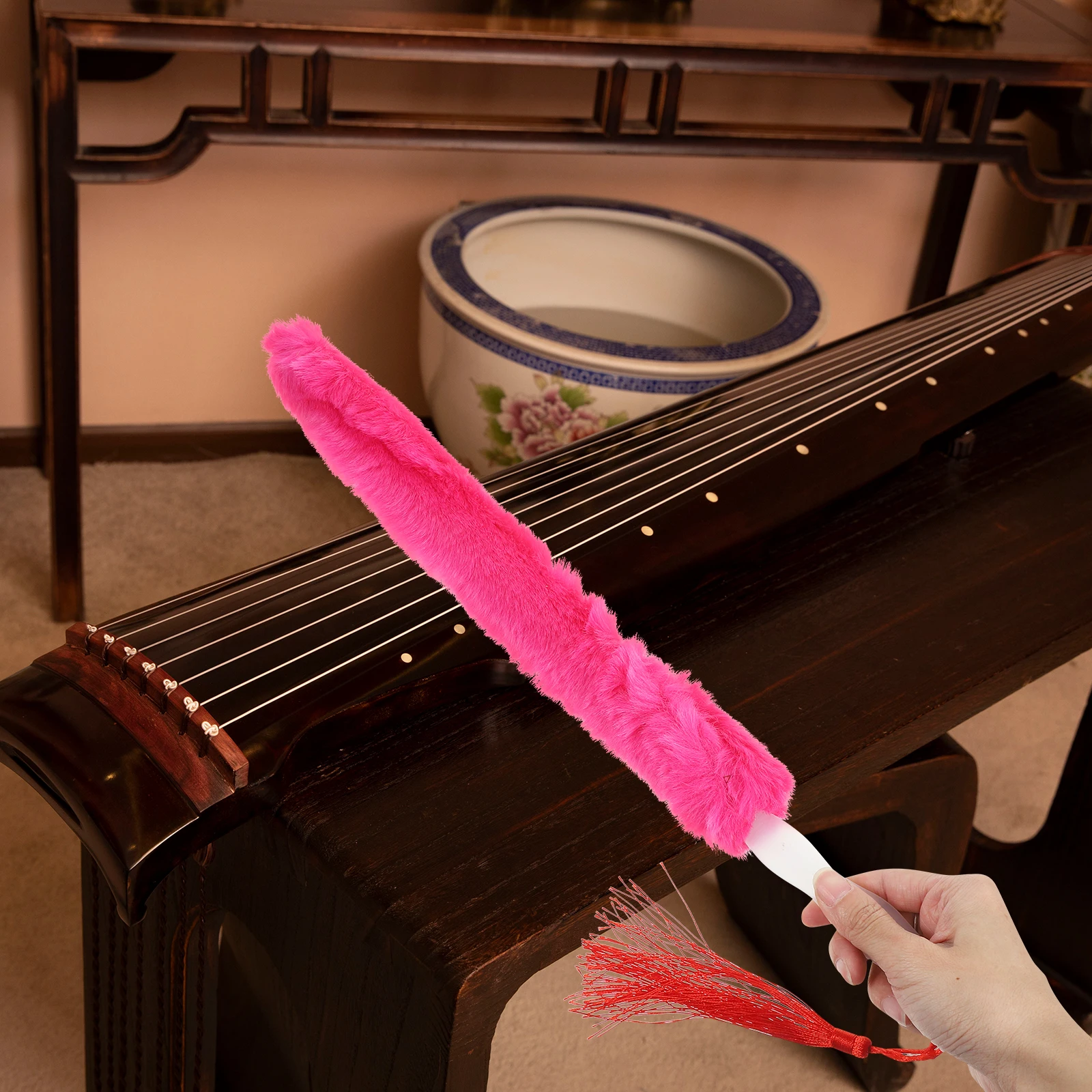 Guzheng Cleaning Brush Soft Bristles Bendable String Instrument Cleaner for Chinese Zither Maintenance Musical Tool Random Color
Guzheng Cleaning Brush Soft Bristles Bendable String Instrument Cleaner for Chinese Zither Maintenance Musical Tool Random Color