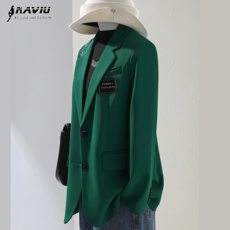 Женский блейзер NAVIU: зеленый, кофейный, черный, однотонный, с длинным рукавом, на одной пуговице, пиджак, куртка, офисная верхняя одежда для женщин
Женский блейзер NAVIU: зеленый, кофейный, черный, однотонный, с длинным рукавом, на одной пуговице, пиджак, куртка, офисная верхняя одежда для женщин