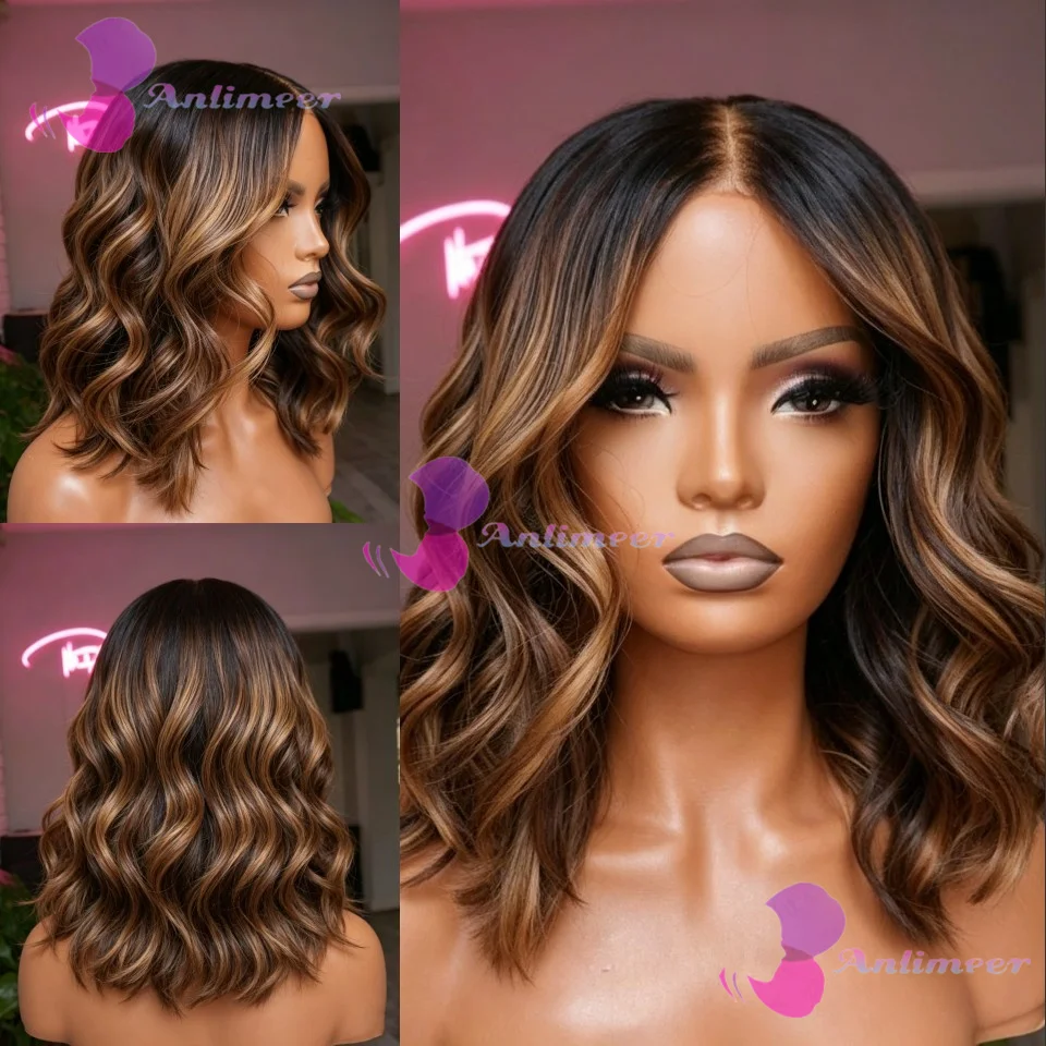 Pre Plucked 5x5 Silk Top Wig Body Wave Short Bob 13x6 Lace Front Wig Brown Blonde Highlight Human Hair Wigs Ocean Wave Remy Hair
Pre Plucked 5x5 Silk Top Wig Body Wave Short Bob 13x6 Lace Front Wig Brown Blonde Highlight Human Hair Wigs Ocean Wave Remy Hair