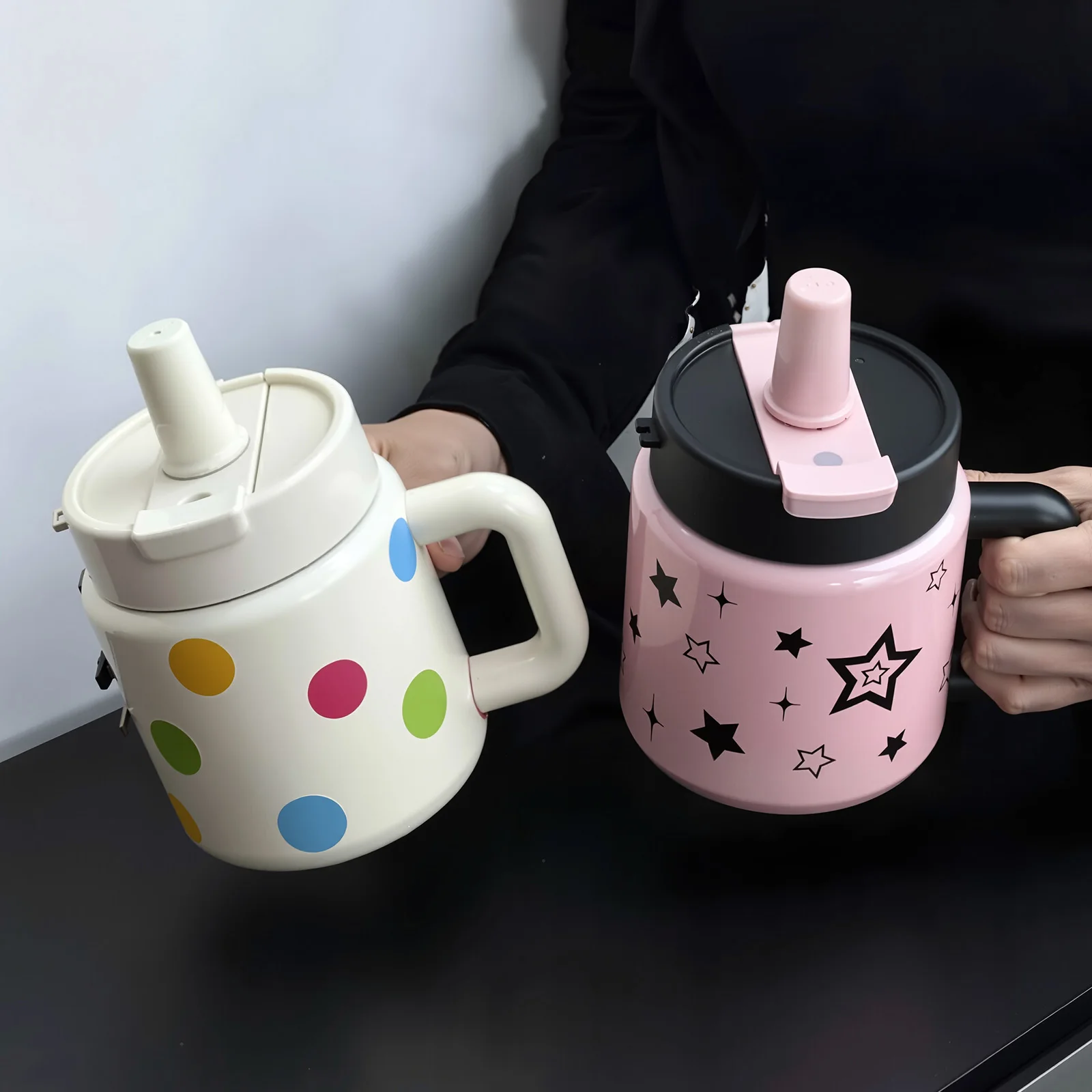 24oz Coffee Mug Cup with Handle,Vacuum Insulated Coffee Mug with Sliding Lid, Double Wall Stainless Steel Travel Tumbler Mug
24oz Coffee Mug Cup with Handle,Vacuum Insulated Coffee Mug with Sliding Lid, Double Wall Stainless Steel Travel Tumbler Mug