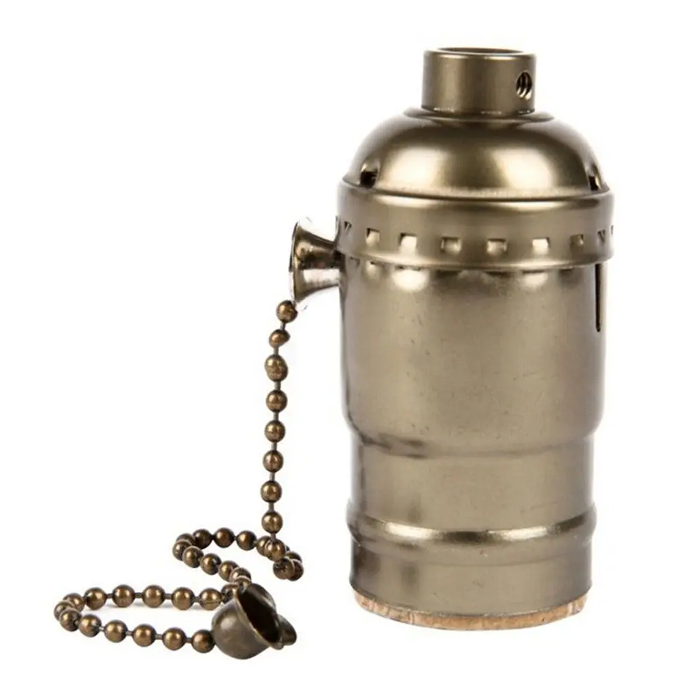 Vintage Aluminium E27 Lamp Holder 250V 4 A Light Screw Socket Black Silver Gold Edison Lamp Holder Light Decoration
Vintage Aluminium E27 Lamp Holder 250V 4 A Light Screw Socket Black Silver Gold Edison Lamp Holder Light Decoration