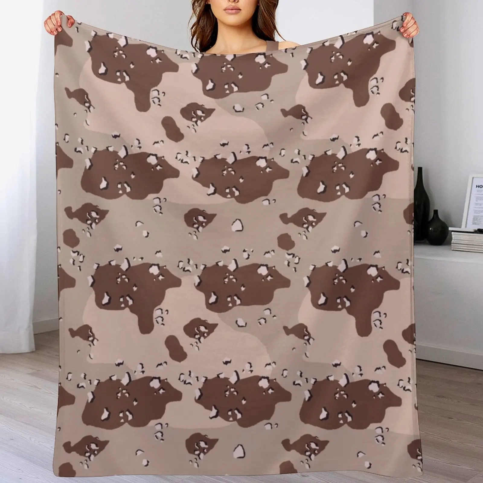 US Desert Choc Chip Camouflage Throw Blanket For Sofa Thin Decorative Sofa Furry Travel Blankets 
US Desert Choc Chip Camouflage Throw Blanket For Sofa Thin Decorative Sofa Furry Travel Blankets