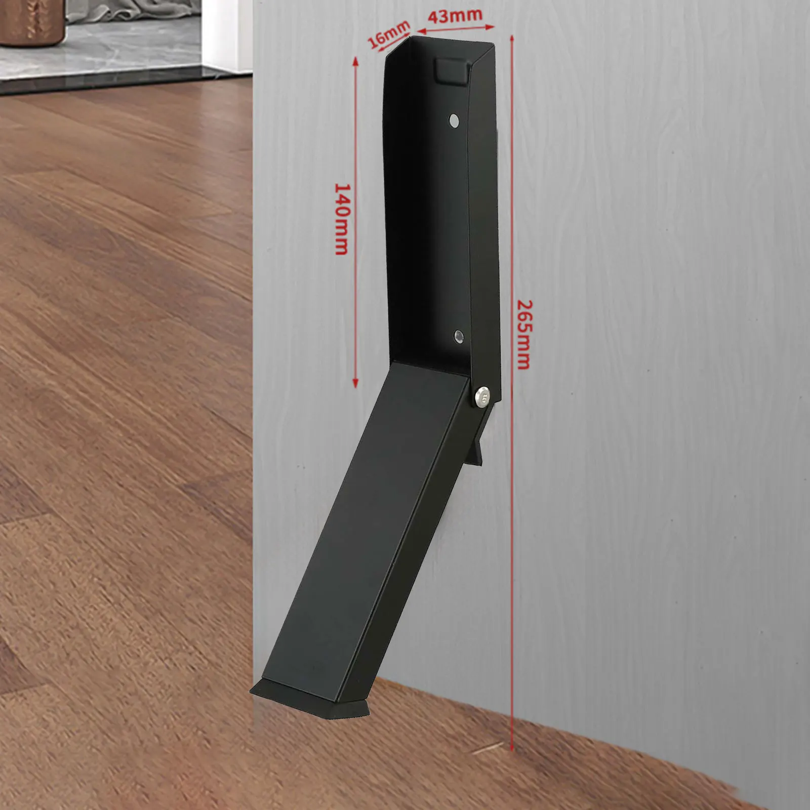 Door Security Black Automatic Door Stop Heavy Duty Automatic Door Stop Punch-free Installation Option For Home Use
Door Security Black Automatic Door Stop Heavy Duty Automatic Door Stop Punch-free Installation Option For Home Use