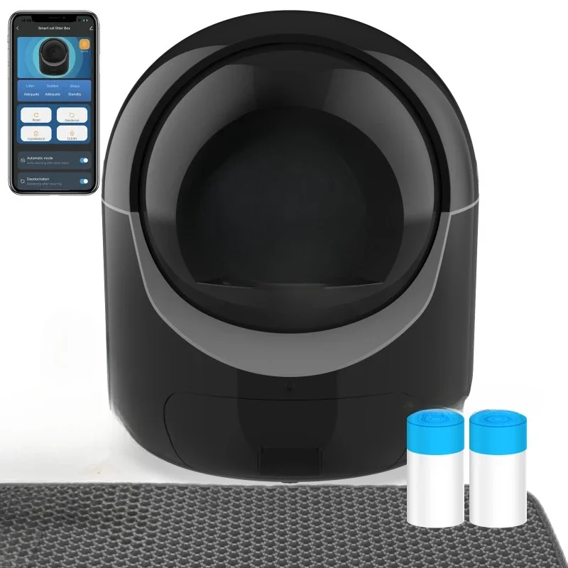 2024 New Style Hot Selling WIFI App Control 5G Automatic Intelligent Cat Litter Box Cat Toilet
2024 New Style Hot Selling WIFI App Control 5G Automatic Intelligent Cat Litter Box Cat Toilet