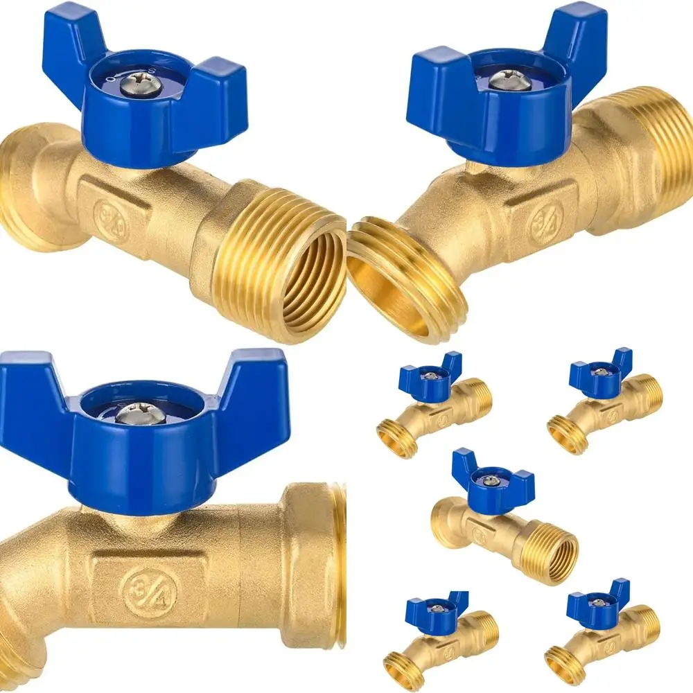 5-Pack 1/4-Turn Outdoor Sillcock with 3/4 NPT Inlet and Garden Hose Connector
5-Pack 1/4-Turn Outdoor Sillcock with 3/4 NPT Inlet and Garden Hose Connector