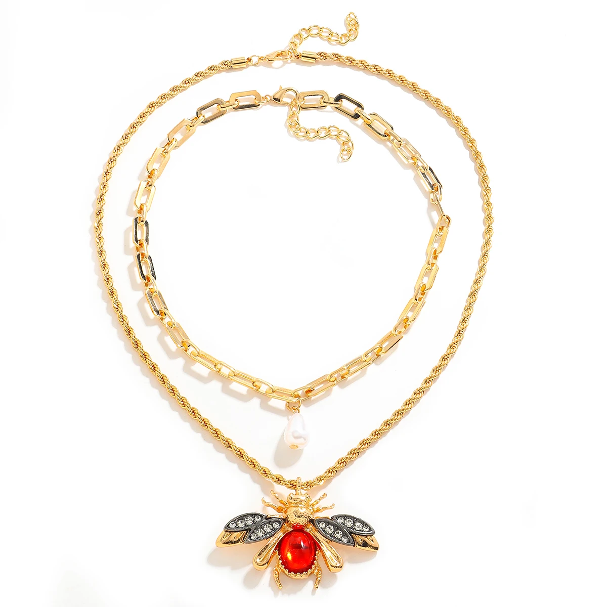 2pcs 2025 New ZAA Vintage Metal Animals Necklace Imitation Pearl Drop Necklace for Women Fashion Jewelry Holiday Party Gifts
2pcs 2025 New ZAA Vintage Metal Animals Necklace Imitation Pearl Drop Necklace for Women Fashion Jewelry Holiday Party Gifts