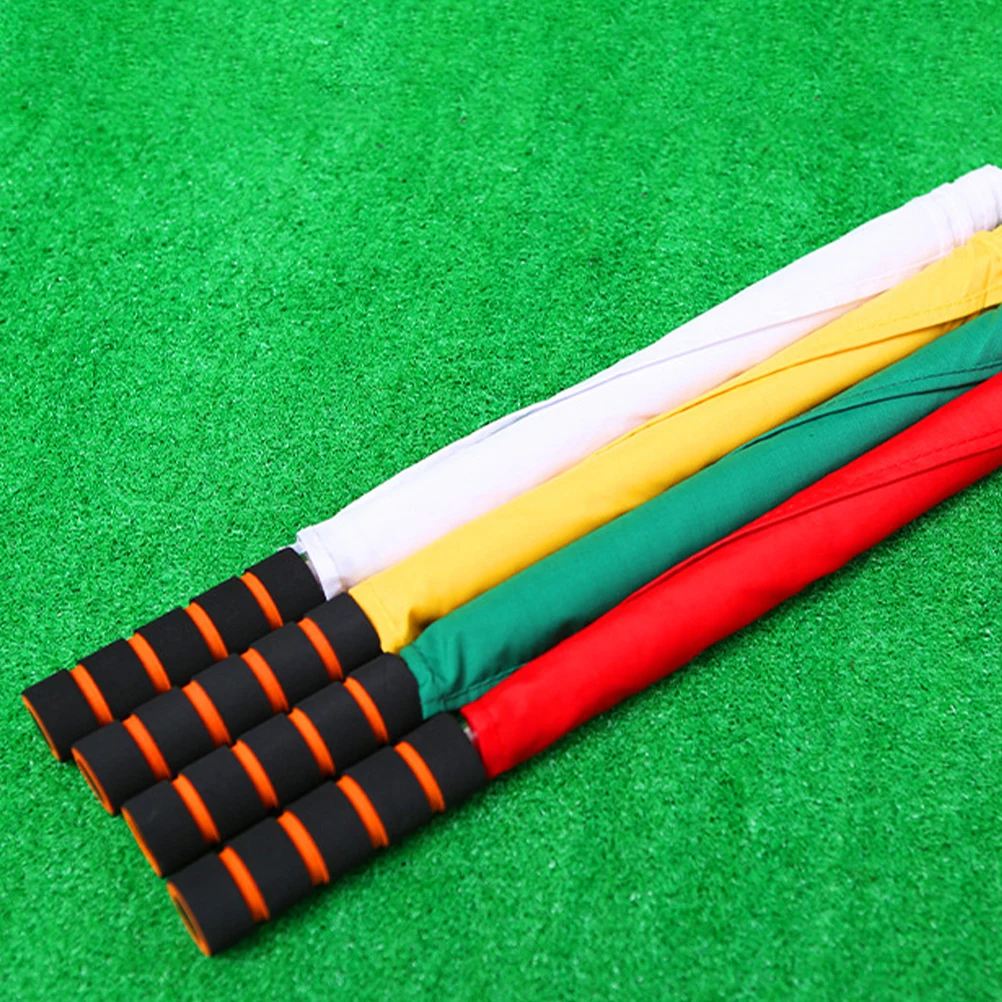 4pcs Referee Flag Stainless Steel Rod Sponge Handle Waterproof Lightweight Durable For Sports Match Racing Football Team Use
4pcs Referee Flag Stainless Steel Rod Sponge Handle Waterproof Lightweight Durable For Sports Match Racing Football Team Use