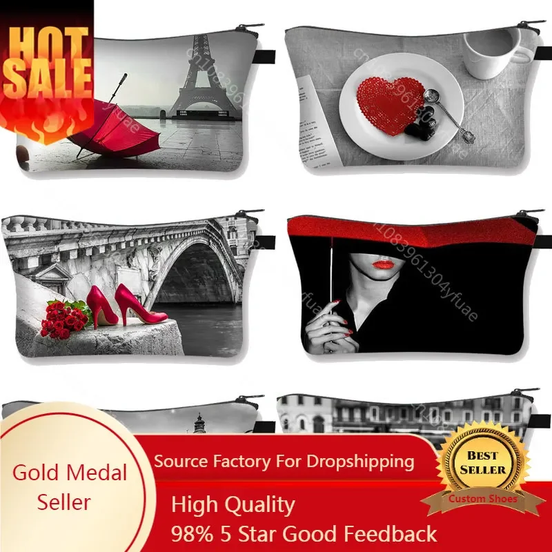 Rose Embroidery Red&Black Series Cosmetic Case Woman travel Cosmetic Bag large capacity storage bag Organizer Make up Cases
Rose Embroidery Red&Black Series Cosmetic Case Woman travel Cosmetic Bag large capacity storage bag Organizer Make up Cases