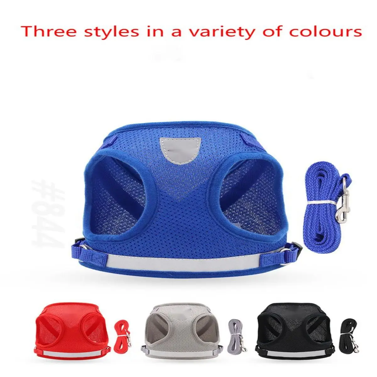 New Breathable Vest Pet Chest Harness Dog LeashReflective Vest Style Dog LeashSmall Dog Walking LeashPet Supplies
New Breathable Vest Pet Chest Harness Dog LeashReflective Vest Style Dog LeashSmall Dog Walking LeashPet Supplies