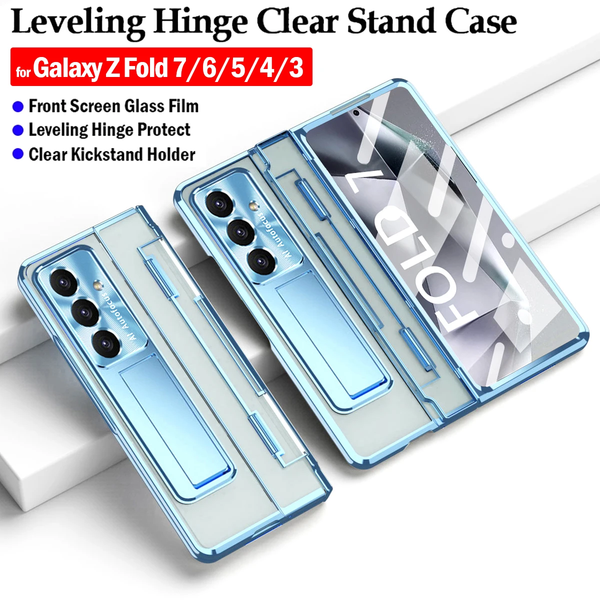 Выравнивающаяся петля Capa для Samsung Galaxy Z Fold 7 Fold 6 5 4 3, чехол с прозрачным покрытием и подставкой из стекла переднего экрана
Выравнивающаяся петля Capa для Samsung Galaxy Z Fold 7 Fold 6 5 4 3, чехол с прозрачным покрытием и подставкой из стекла переднего экрана