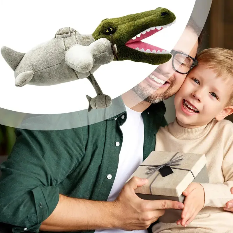 TEMIKIDS Creative Soft Crocodile Bomber Plush Toy Fluffy Full Stuffed Animal Pillow Doll Jungle Sofa Cushion Birthday Plush Gift
TEMIKIDS Creative Soft Crocodile Bomber Plush Toy Fluffy Full Stuffed Animal Pillow Doll Jungle Sofa Cushion Birthday Plush Gift