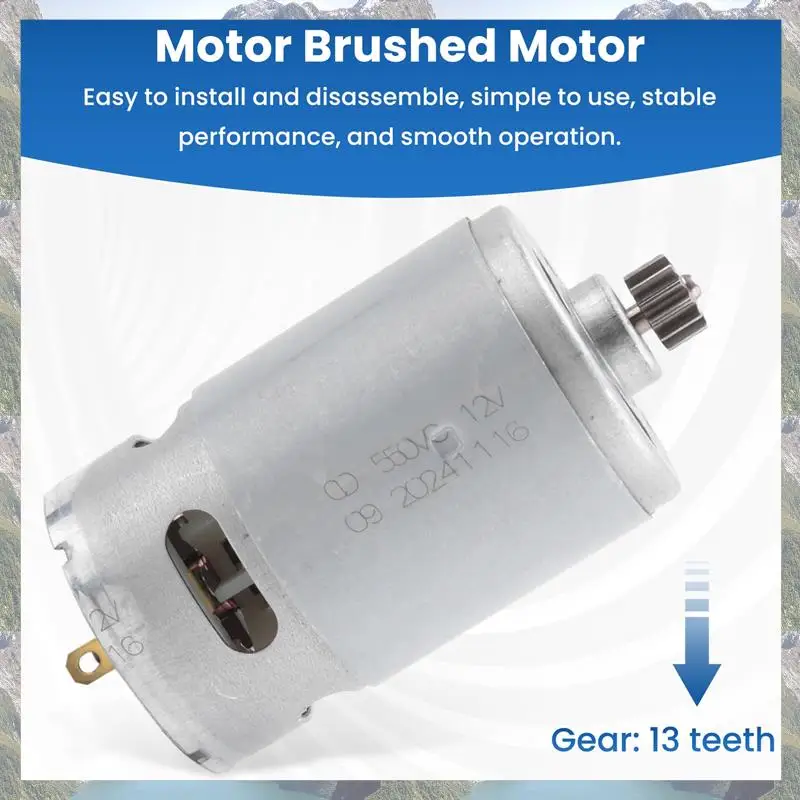 2025 Trend 1 Piece DC RS550 Motor 13 Teeth Replacement Accessories For Cordless Drill Screwdriver GSR GSB 12V Spare Parts
2025 Trend 1 Piece DC RS550 Motor 13 Teeth Replacement Accessories For Cordless Drill Screwdriver GSR GSB 12V Spare Parts