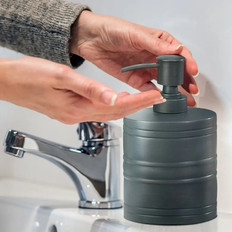 Stainless Steel Liquid Soap Dispenser Pump Bottle for Bathroom Vanity and Kitchen Sink – Holds Soap, Lotion, Sanitizer
Stainless Steel Liquid Soap Dispenser Pump Bottle for Bathroom Vanity and Kitchen Sink – Holds Soap, Lotion, Sanitizer
