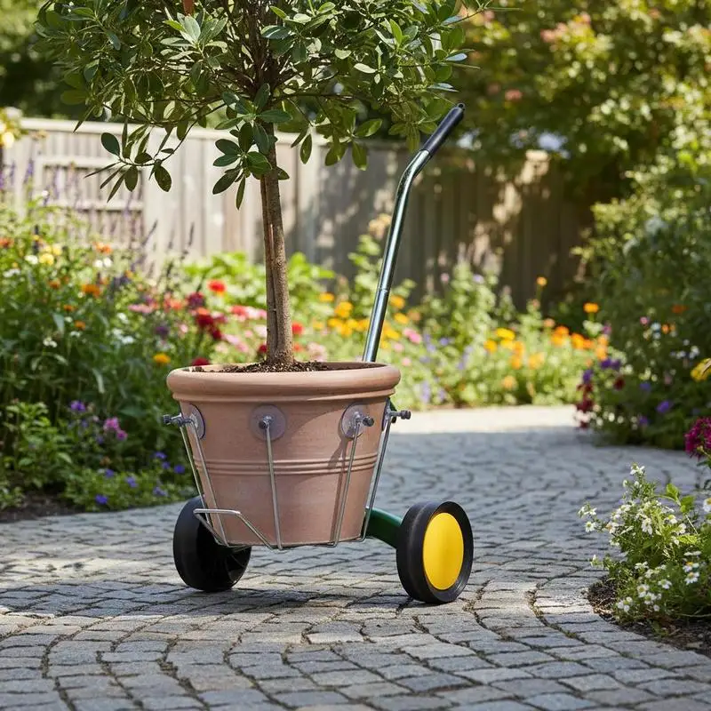 Horticultural Planter Transporter 23.6x15.7x43.3in For Backyard Patio Greenhouse, Adjustable Grabbing Arm Secure Lock Heavy Duty Metal Manual Utility Trolley 143LBS Capacity Suction Cup Design Black Finish Professional Moving Equipment
Horticultural Planter Transporter 23.6x15.7x43.3in For Backyard Patio Greenhouse, Adjustable Grabbing Arm Secure Lock Heavy Duty Metal Manual Utility Trolley 143LBS Capacity Suction Cup Design Black Finish Professional Moving Equipment