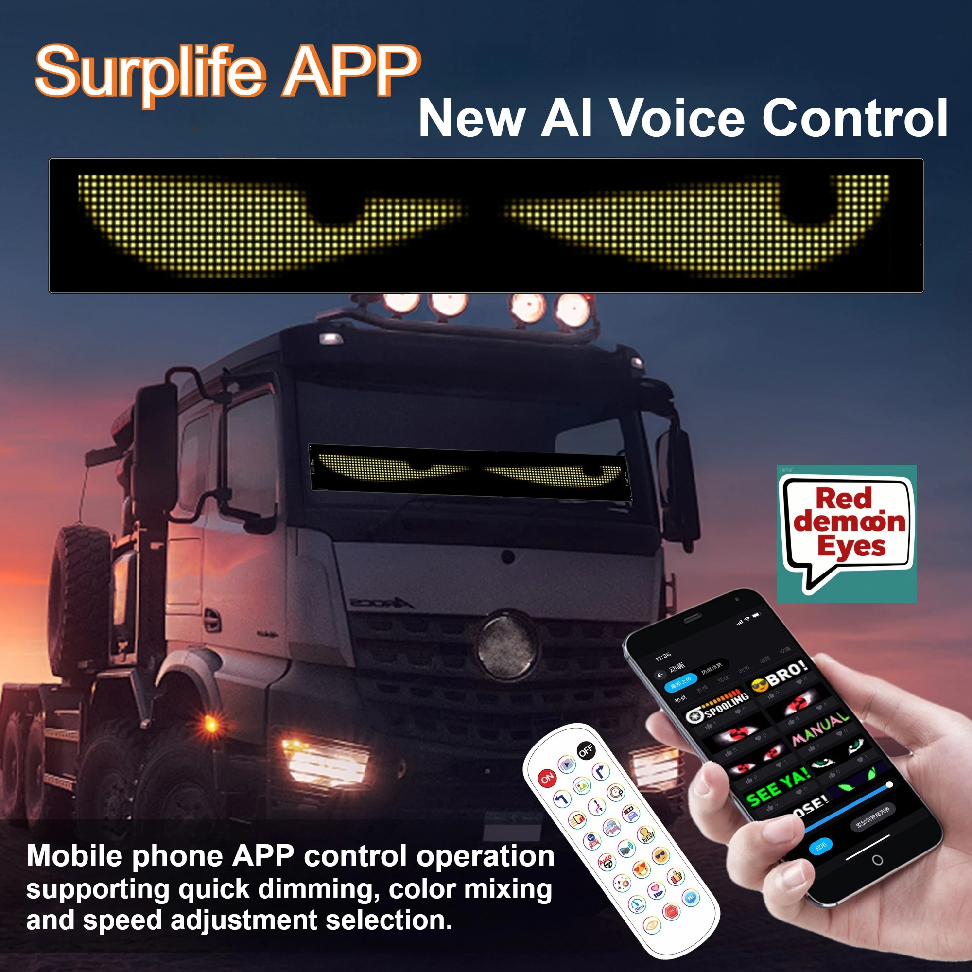 AI Voice 12V LED Matrix Pixel Panel Light Bluetooth App Control Scrolling Advertising RGB LED Animation Programmable Cafe
AI Voice 12V LED Matrix Pixel Panel Light Bluetooth App Control Scrolling Advertising RGB LED Animation Programmable Cafe
