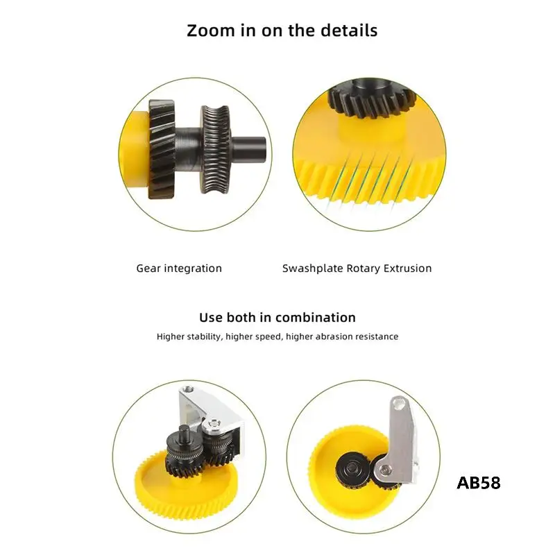 For Bambu Lab Extruder Gears Hardened Steel Upgrade Assembly Wear-Resisting Kit For Bambulab P1S P1P X1 X1C 3D Printer
For Bambu Lab Extruder Gears Hardened Steel Upgrade Assembly Wear-Resisting Kit For Bambulab P1S P1P X1 X1C 3D Printer